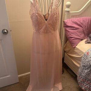 Soieblu Blush Pink High Low Dress